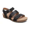 Aetrex Women's Lilly Cutout Black