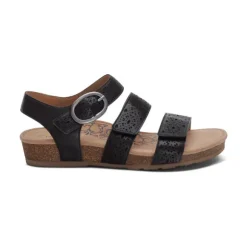 Aetrex Women's Lilly Cutout Black