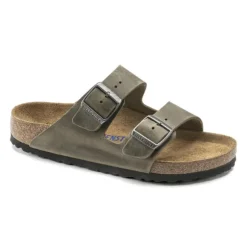 Birkenstock Arizona Soft Footbed Oiled Leather Faded Khaki