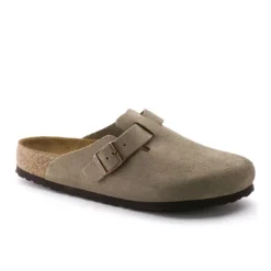 Birkenstock Men's Boston Soft Footbed Taupe