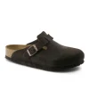 Birkenstock Men's Boston Soft Footbed Mocha