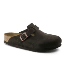 Birkenstock Men's Boston Soft Footbed Mocha