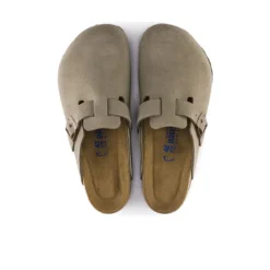 Birkenstock Men's Boston Soft Footbed Taupe