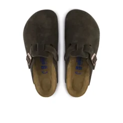 Birkenstock Men's Boston Soft Footbed Mocha