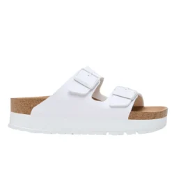 Birkenstock Women's Arizona Flex Platform White