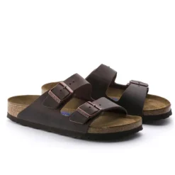 Birkenstock Women's Arizona Soft Footbed Oiled Leather Habana