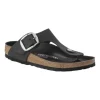 Birkenstock Women's Gizeh Big Buckle Oiled Leather Black