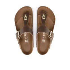 Birkenstock Women's Gizeh Big Buckle Oiled Leather Cognac