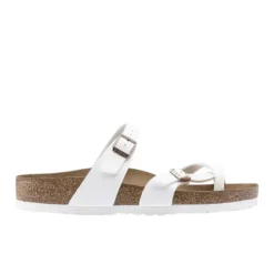 Birkenstock Women's Mayari Birko-Flor White Leather