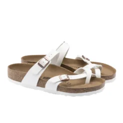 Birkenstock Women's Mayari Birko-Flor White Leather