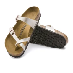 Birkenstock Women's Mayari Birko-Flor Graceful White Pearl