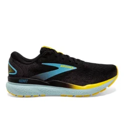 Brooks Men's Ghost 16 Black/Blue/Yellow