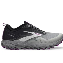 Brooks Women's Cascadia 17 Oyster/Blackened Pearl/Purple