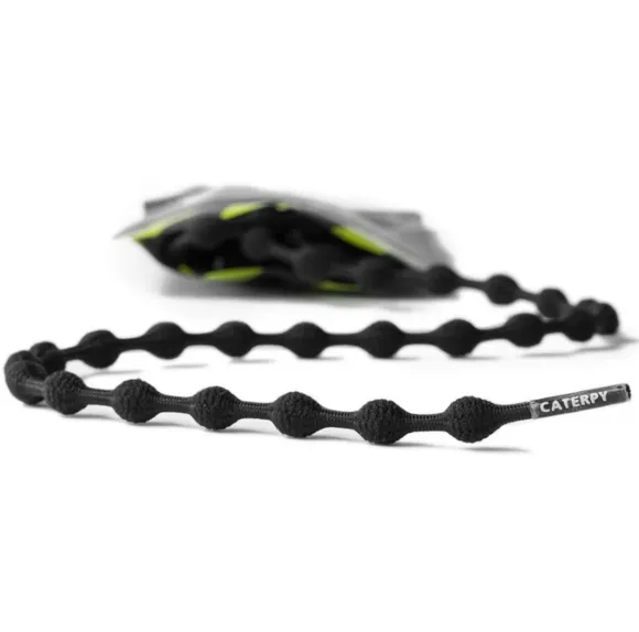 CATERPY RUN NO-TIE LACES Jaguar Black