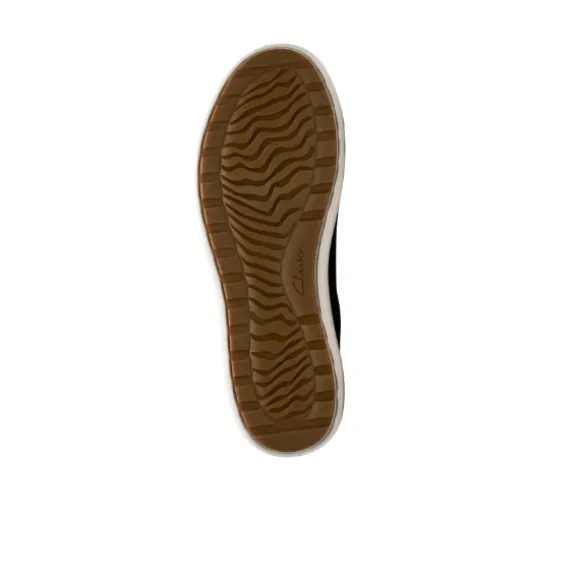 Clarks Men's Mapstone Lace Wide Black/White