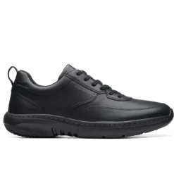 Clarks Men's Pro Lace Black Leather