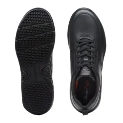 Clarks Men's Pro Lace Black Leather