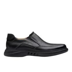 Clarks Men's Un Briley Step Leather Wide Black