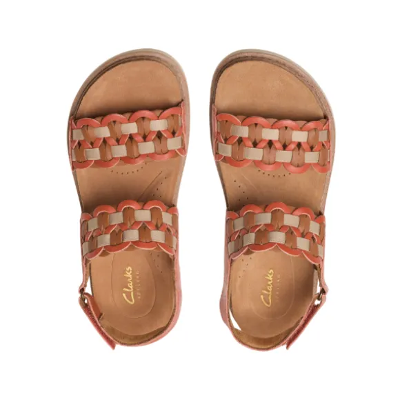 Clarks Women's Arwell Glide Wide Orange