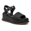 Clarks Women's Kimmei Bay Leather Platform Black