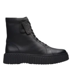 Clarks Women's Torhill Rise Black Leather