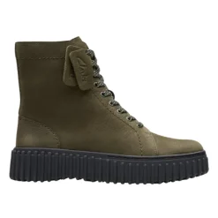 Clarks Women's Torhill Rise Dark Green Nubuck