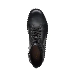 Clarks Women's Torhill Rise Black Leather
