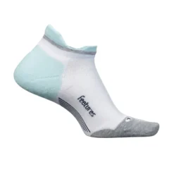 Feetures Elite Max Cushion No Show White/Blue