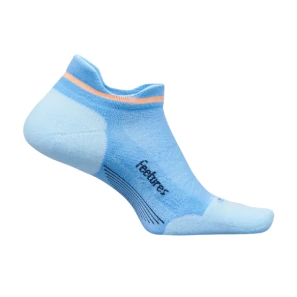 Feetures Elite Max Cushion No Show Tab Blue/Light Blue