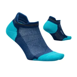 Feetures Elite Max Cushion No Show Tab Blue/Green