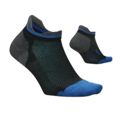 Feetures Elite Max Cushion No Show Tab Black/Blue/Gray