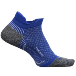 Feetures Plantar Fasciitis Relief Sock Light Cushion No Show Tab Blue