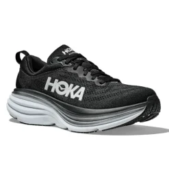 HOKA Men's Bondi 8 (Medium Width) Black/White