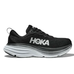 HOKA Men's Bondi 8 (Medium Width) Black/White