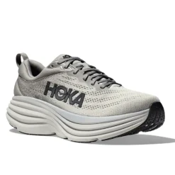 HOKA Men's Bondi 8 Wide Sharkskin/Harbor Mist