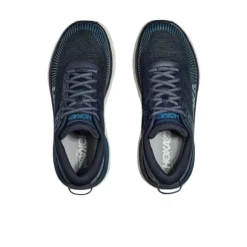 HOKA Men's Bondi 7 (Wide Width) Blue/White