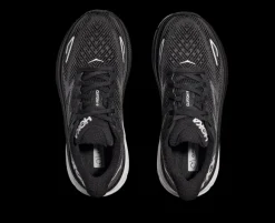HOKA Men's Clifton 9 Wide Black/White