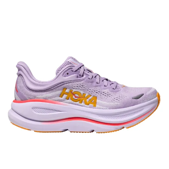 Hoka Women's Bondi 9 Wide Aster Flower / Starlight Glow