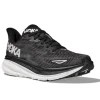 HOKA Women's Clifton 9 Wide Black / White