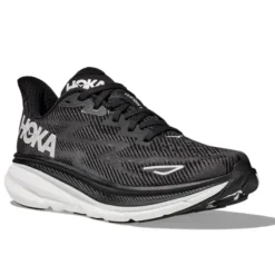 HOKA Women's Clifton 9 Wide Black / White