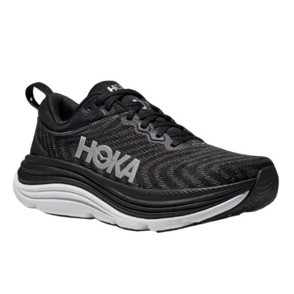 HOKA Women's Gaviota 5 (Medium) Black/White