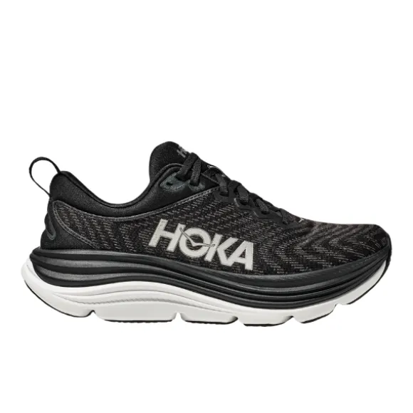 HOKA Women's Gaviota 5 (Medium) Black/White