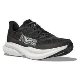 HOKA Women's Mach 6 (Medium Width) Black/White
