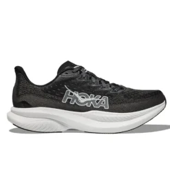 HOKA Women's Mach 6 (Medium Width) Black/White