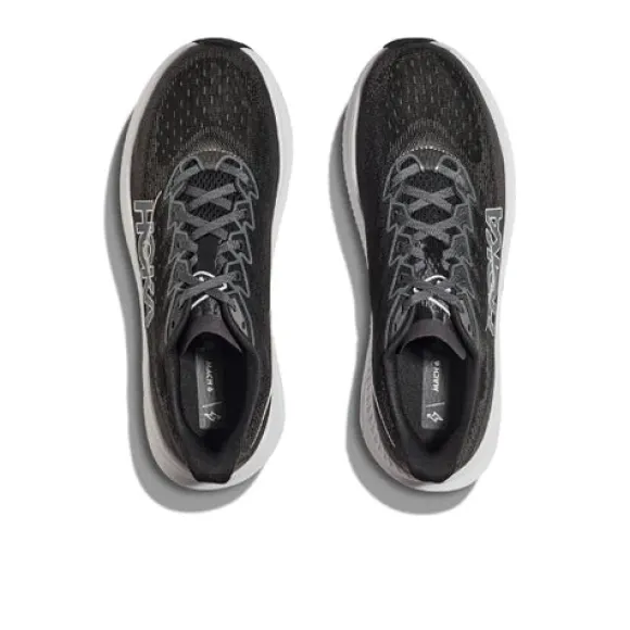 HOKA Women's Mach 6 (Medium Width) Black/White