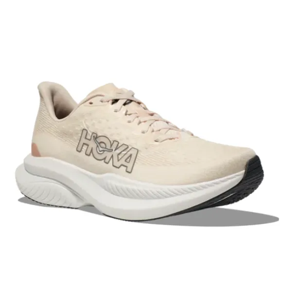 HOKA Women's Mach 6 (Wide Width) Vanilla