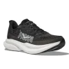 HOKA Women's Mach 6 (Wide Width) Black/White