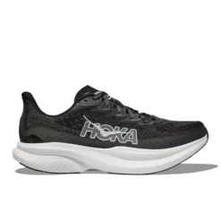 HOKA Women's Mach 6 (Wide Width) Black/White