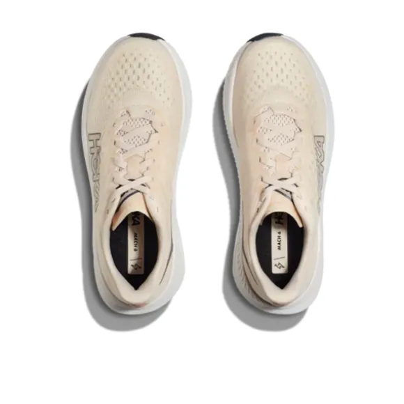 HOKA Women's Mach 6 (Wide Width) Vanilla