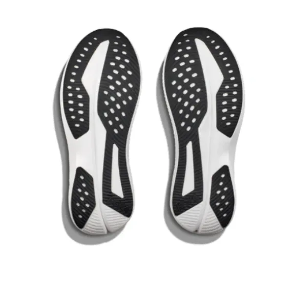 HOKA Women's Mach 6 (Wide Width) Black/White